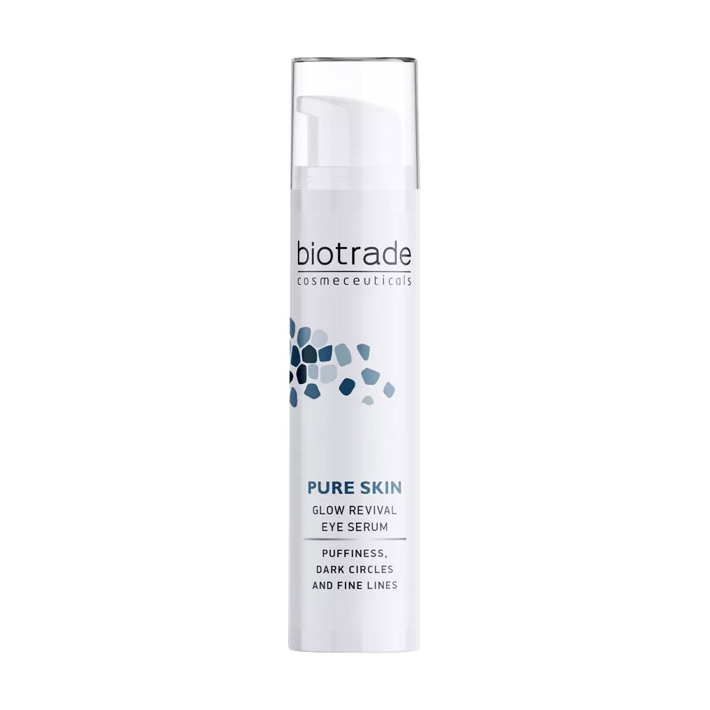 Крем для шкіри навколо очей Biotrade Pure Skin Glow Revival Eye Serum проти перших ознак старіння та темних кіл, 15 мл